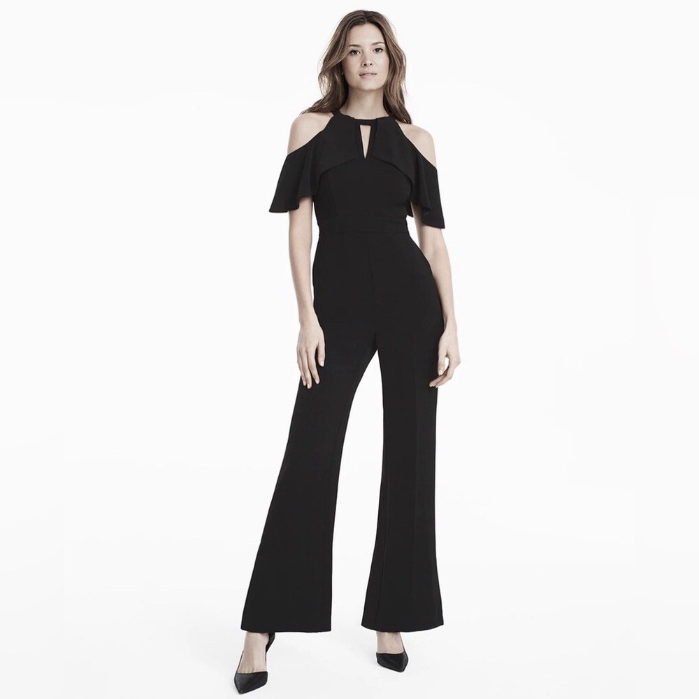 White House Black Market Black Jumpsuit Size 4